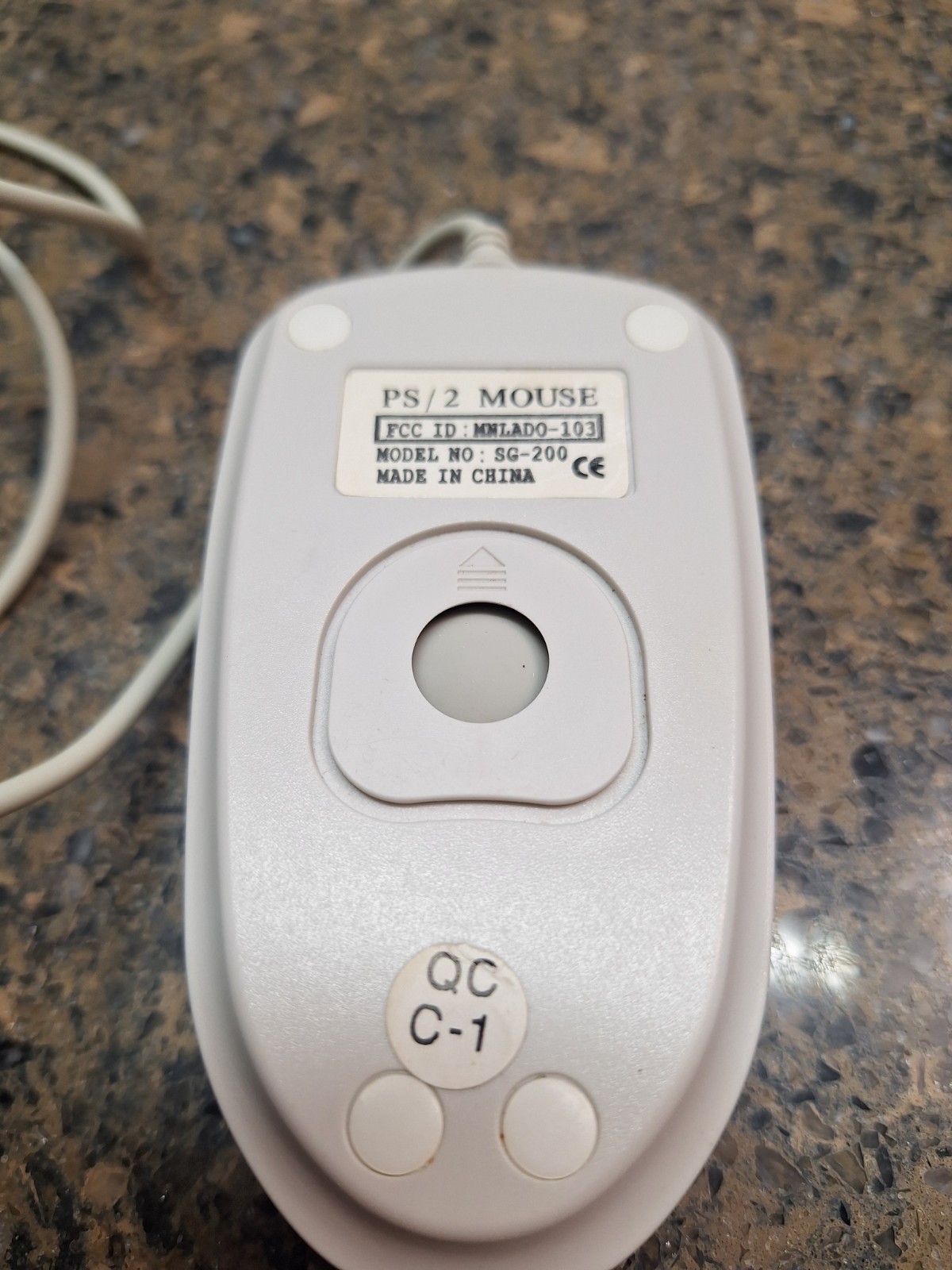 Macrex PS/2 Mouse Model SG-200 Tested And Working