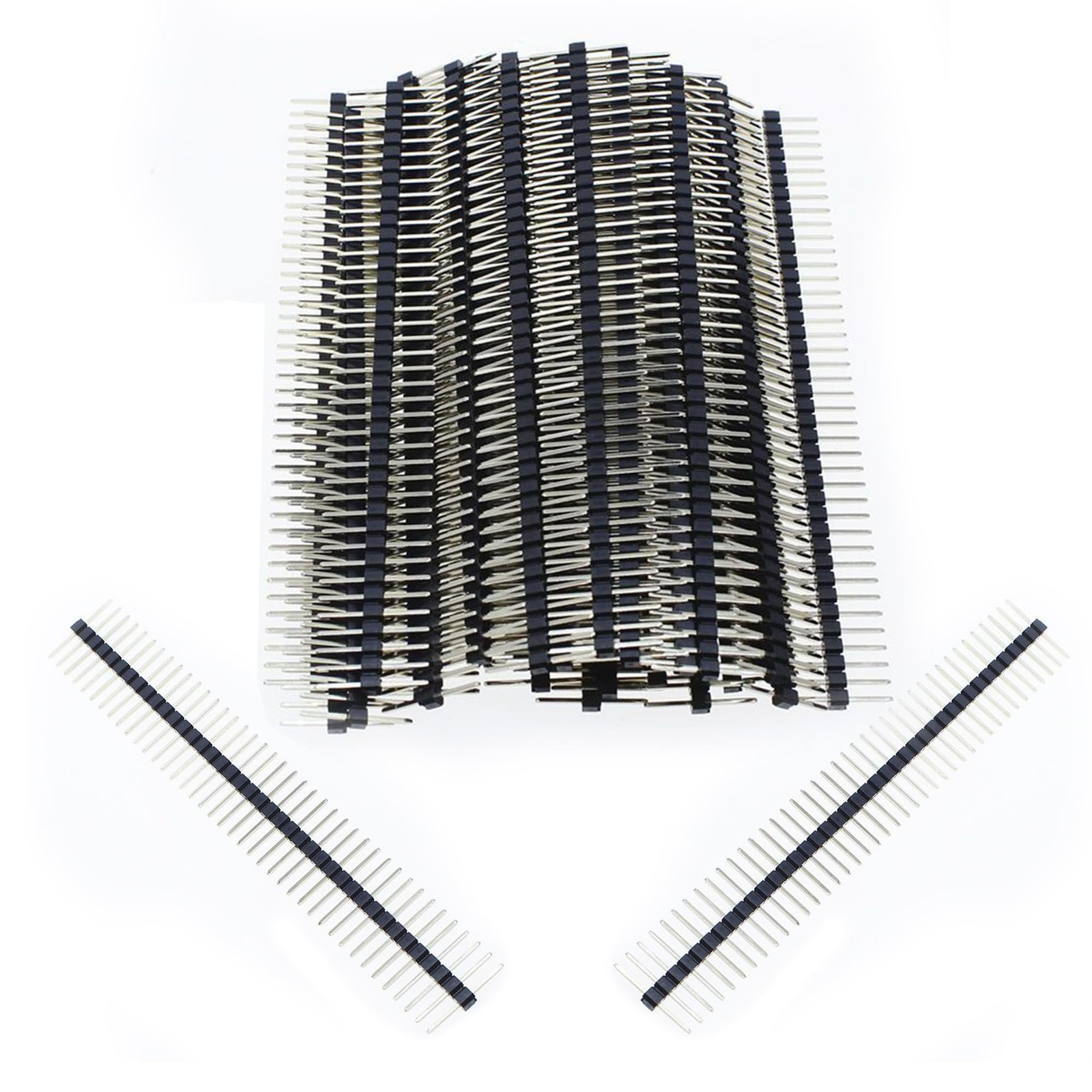 XUGERIP 20 PCS 40 Pin Breakaway Long Male Header, 2.54mm Pitch Pin...