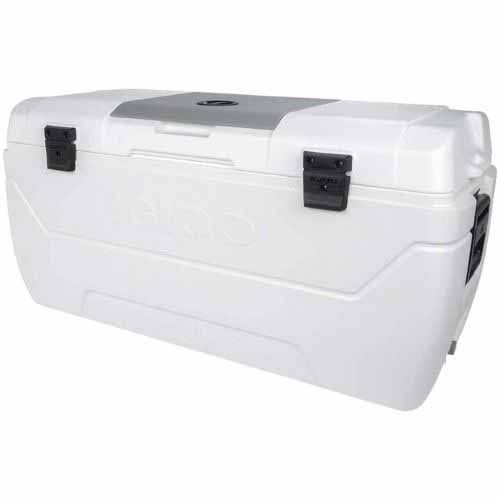Igloo 00050048 MaxCold 165 Qt Cooler White 280-Can Ultratherm 7-Day Ice