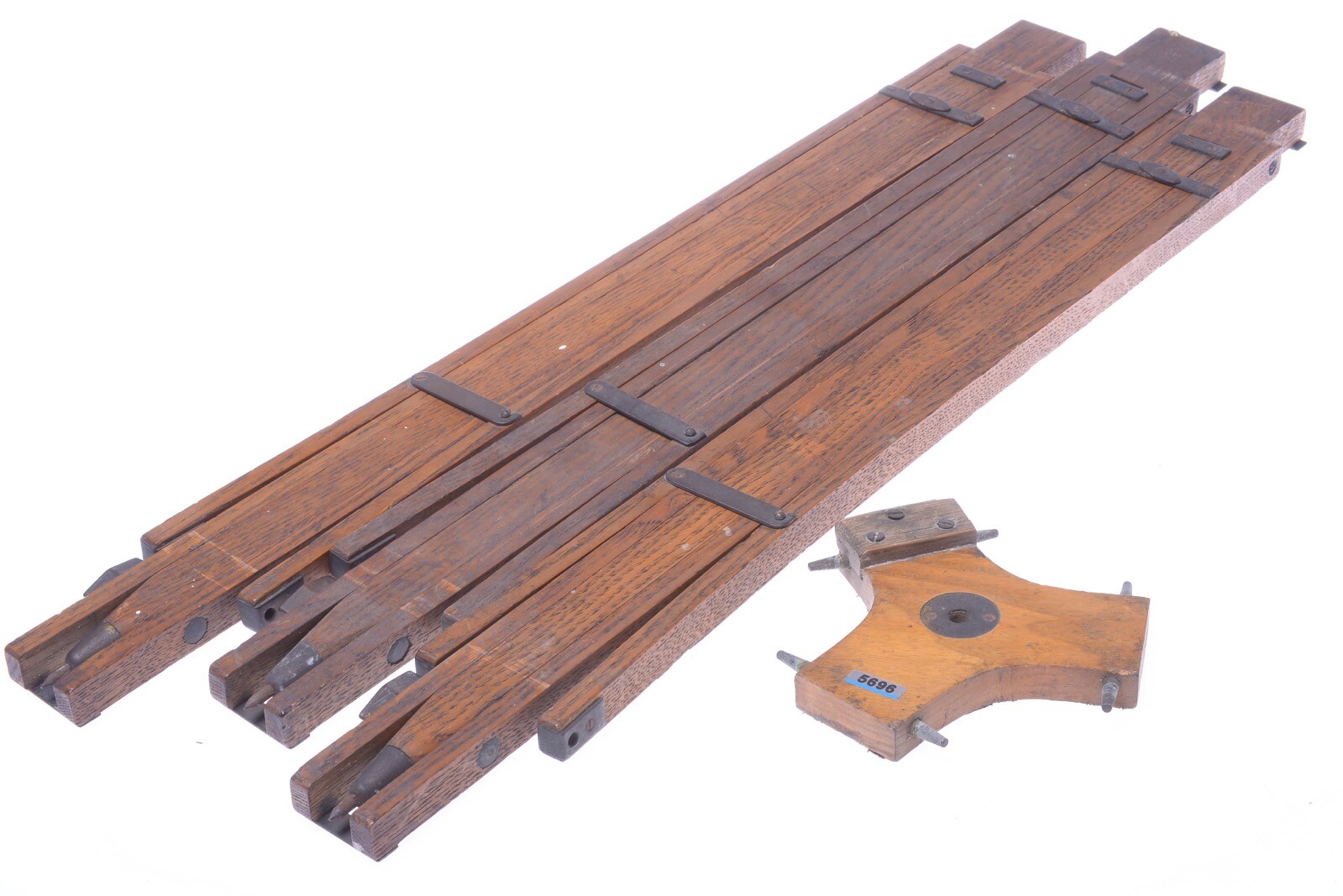 ✅ ANTIQUE WOOD TRIPOD 1.44M, 56.7" THORNTON? ROSS? LANCASTER? FIELD CAMERAS