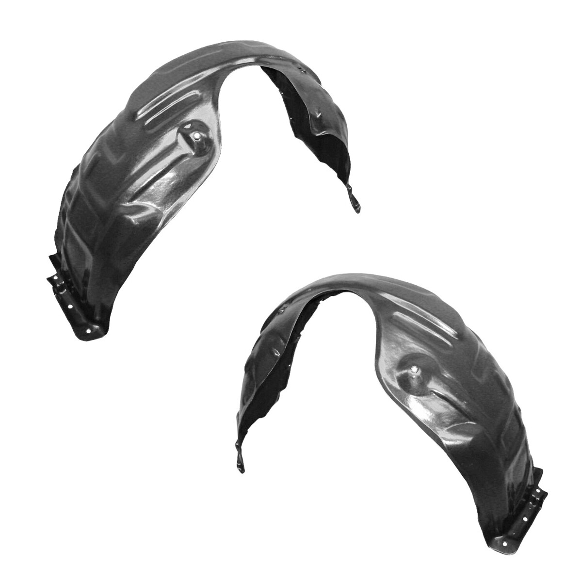 Front Left & Right Side Fender Liner Set w/ Clips For 2002-2006 Lexus ES330