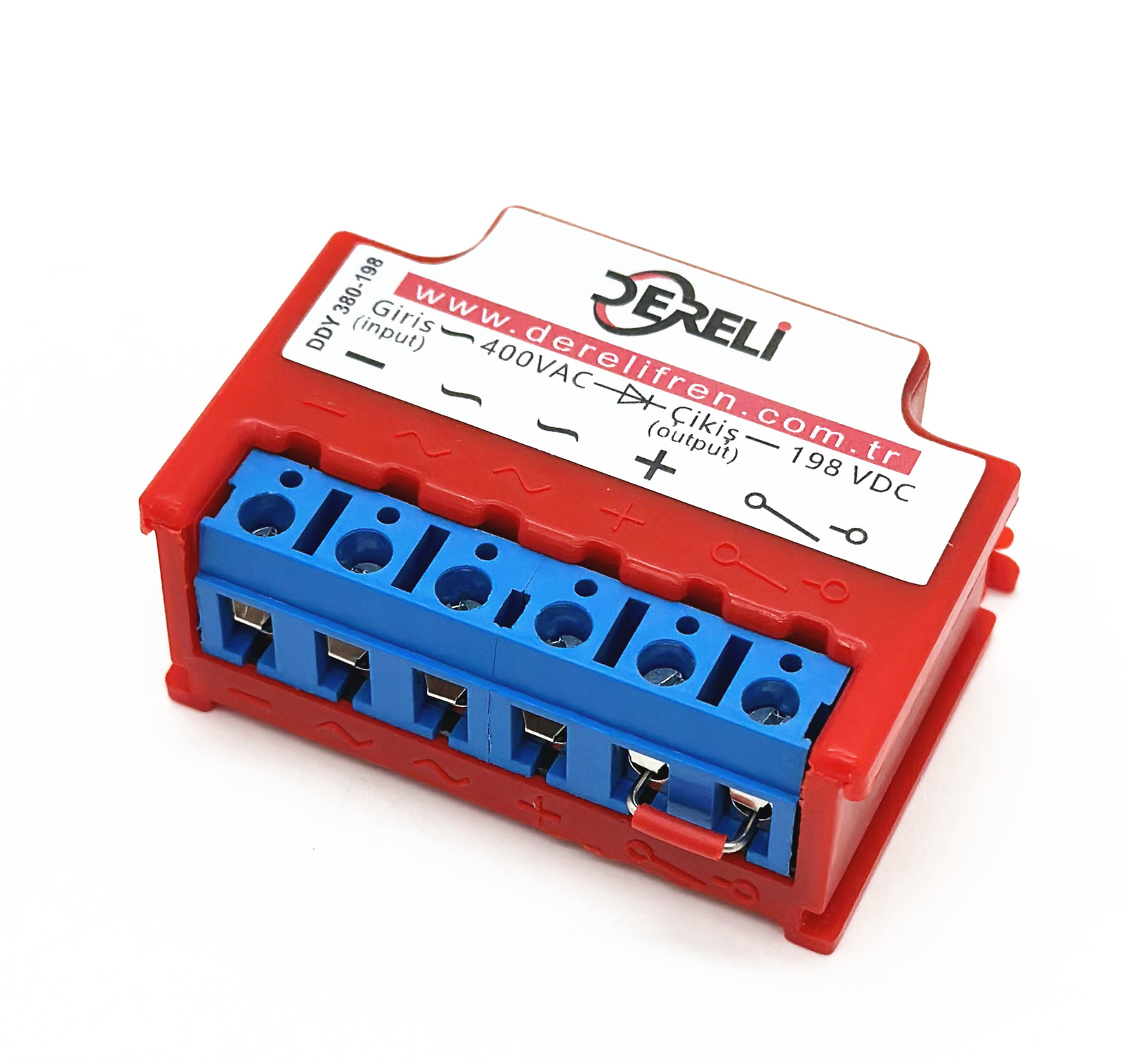 DERELI DDY 380-198-6D 400VAC~198VDC Half Wave Brake Rectifier module