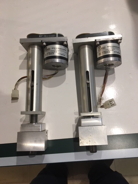Two Pacific Scientific 1.8 Degree Step Motors, Model H21NRFT-LNN-NS-00