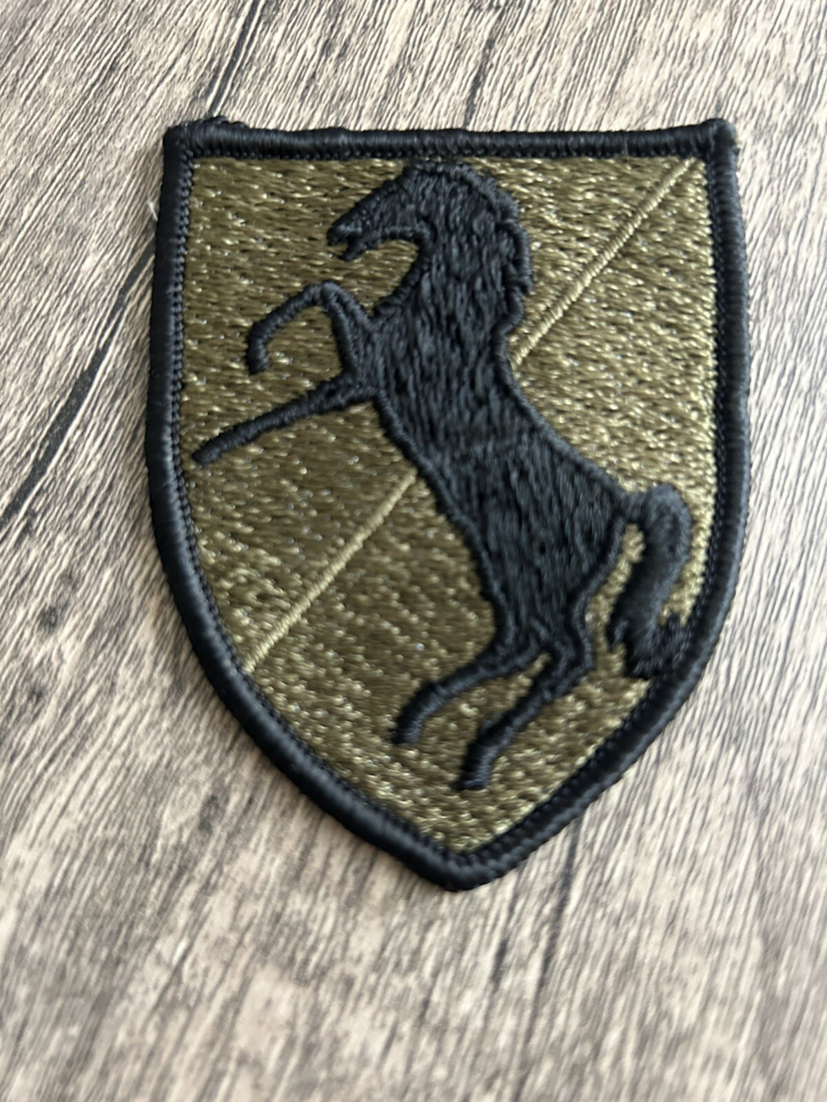 NEW US ARMY 11TH ACR ARMORED CAVALRY REGIMENT BLACKHORSE VETERAN PATCH