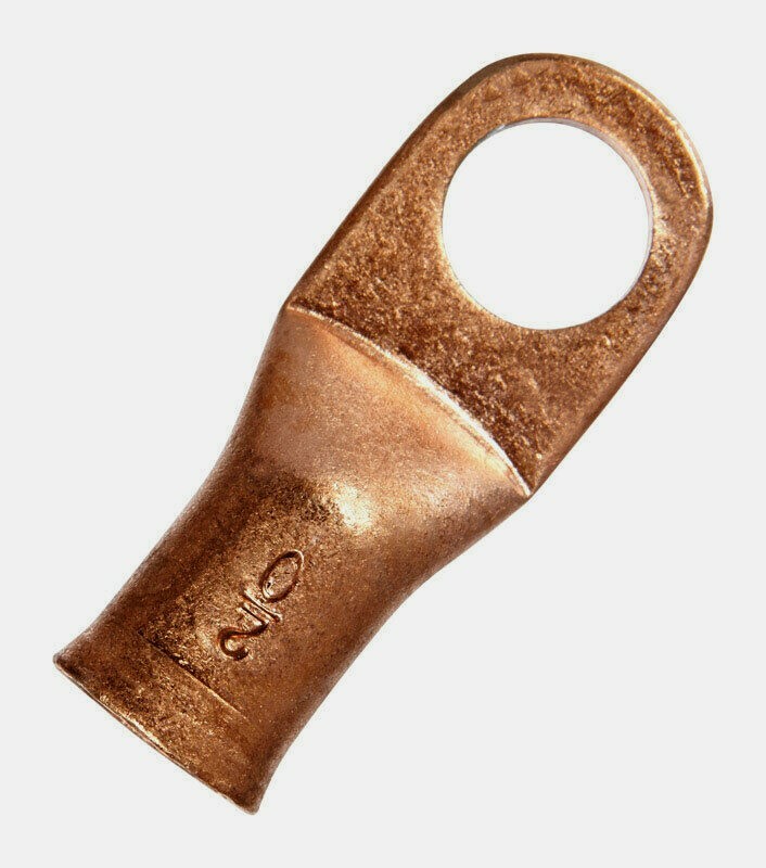 Jandorf ELECTRICAL LUG 1pk UNINSULATED Wire 2/0 Ga. Heavy COPPER 1/2" Stud 60774