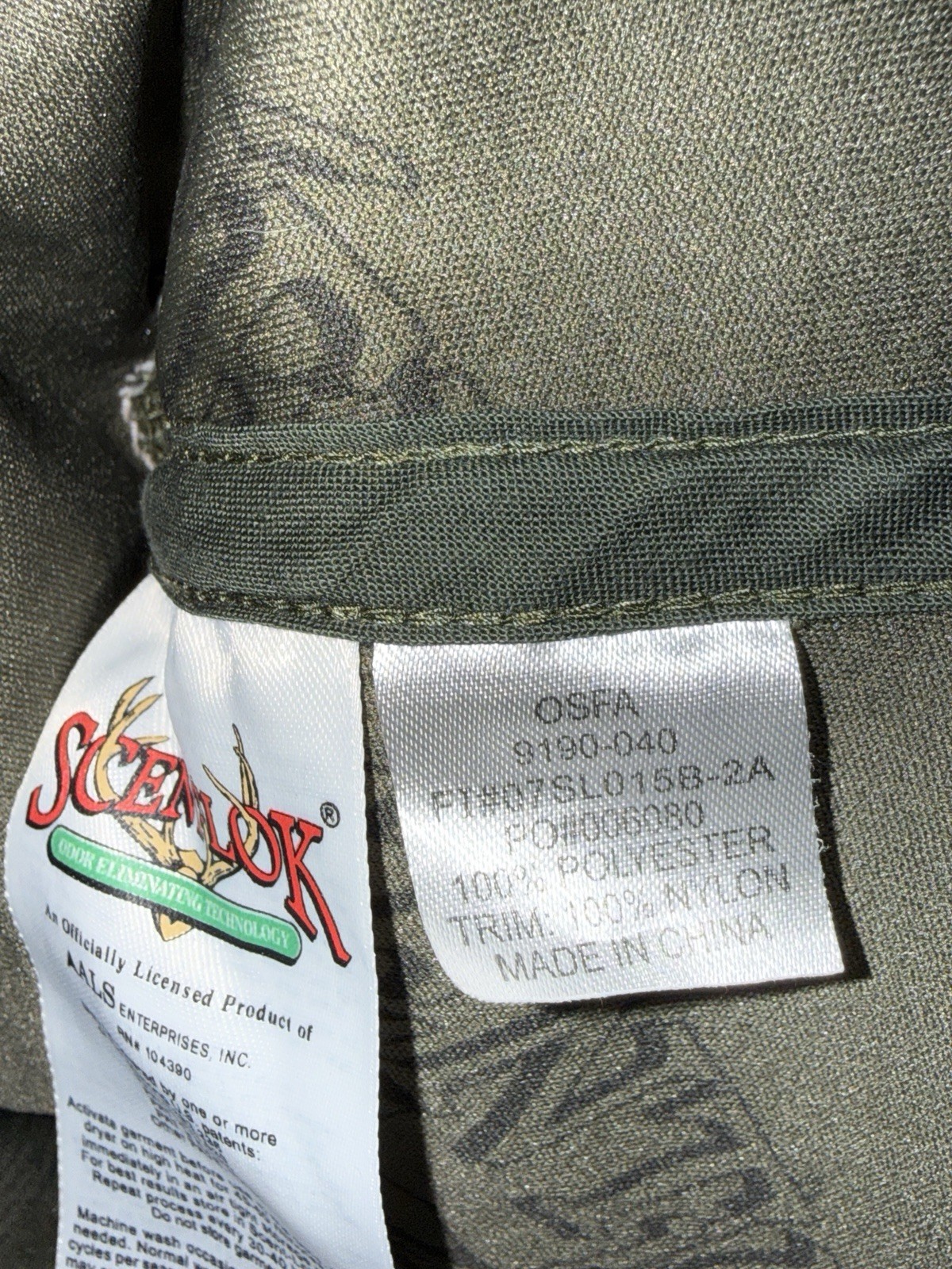 ScentLok Full Season Ultimate Headcover Camouflage Camo Scent-Lok Headwear