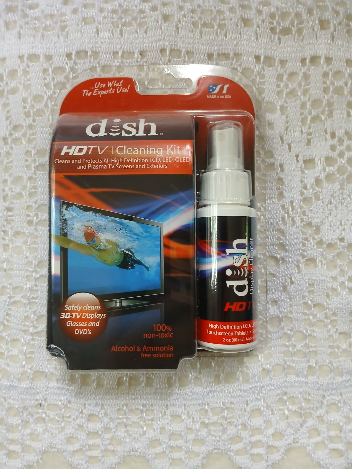 Dish HD TV Cleaning Kit Plasma TV Screens USA