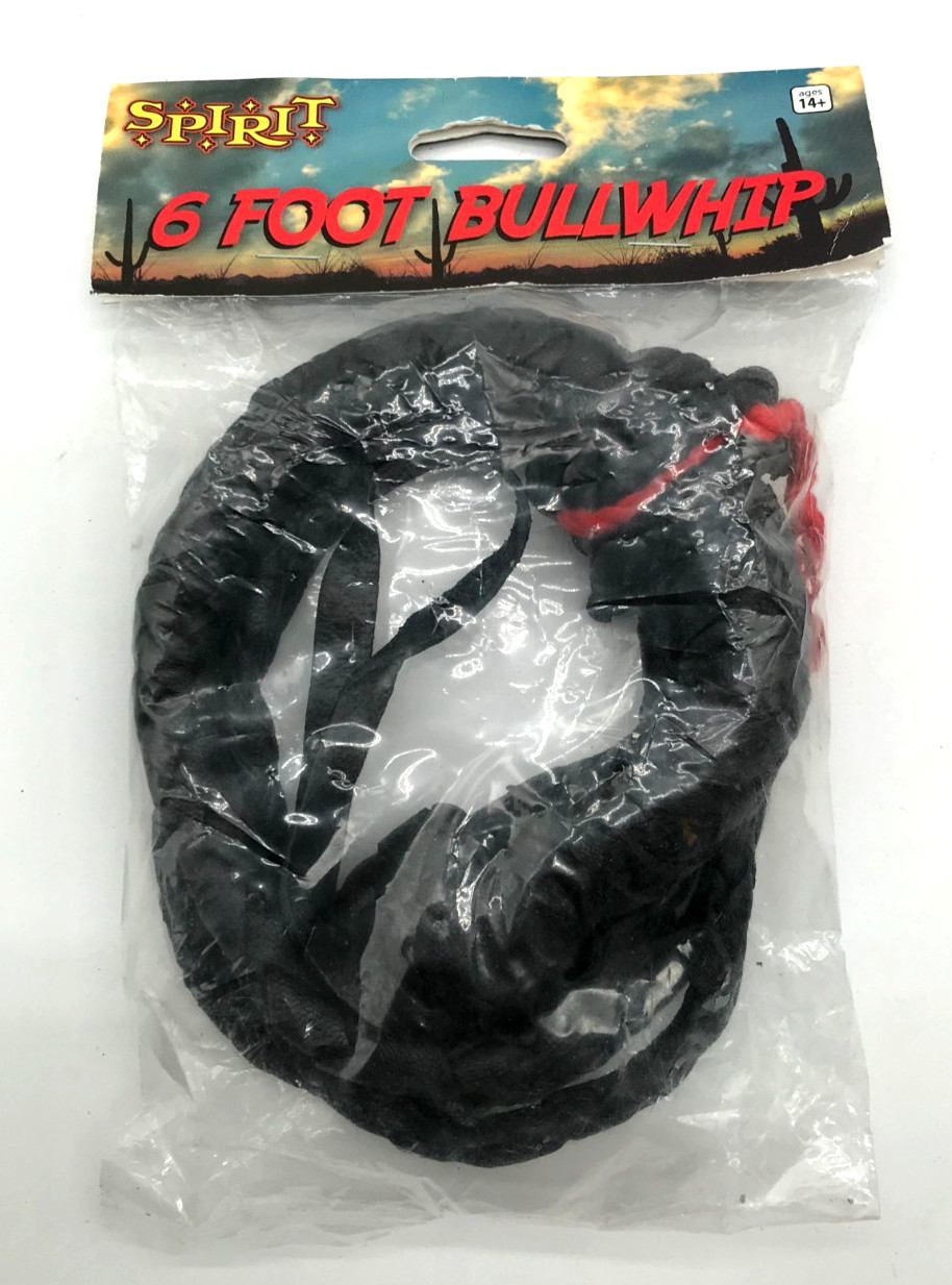 Spirit Halloween 6 Foot Leather Bullwhip