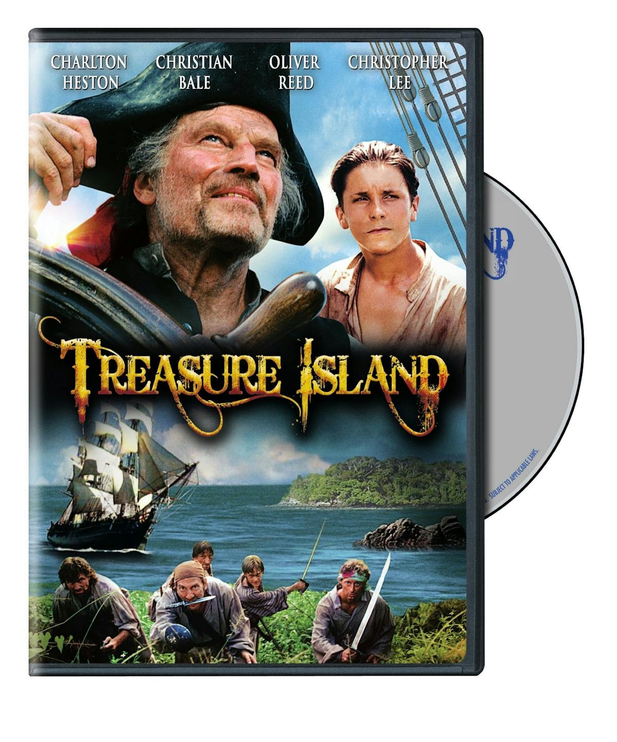 Treasure Island DVD Charlton Heston NEW
