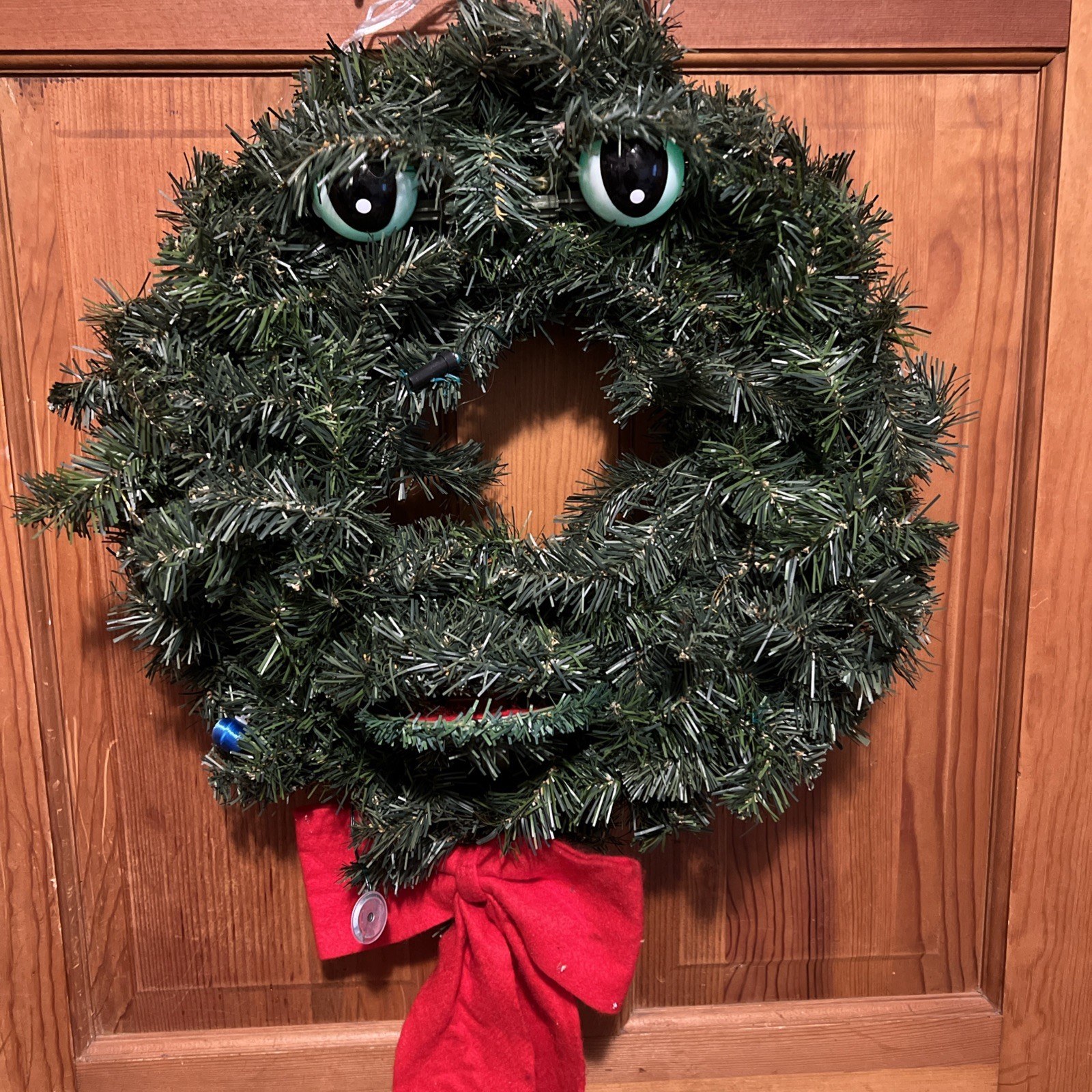 Vintage Animated The Original Talking Christmas Wreath Gemmy 1997 Read