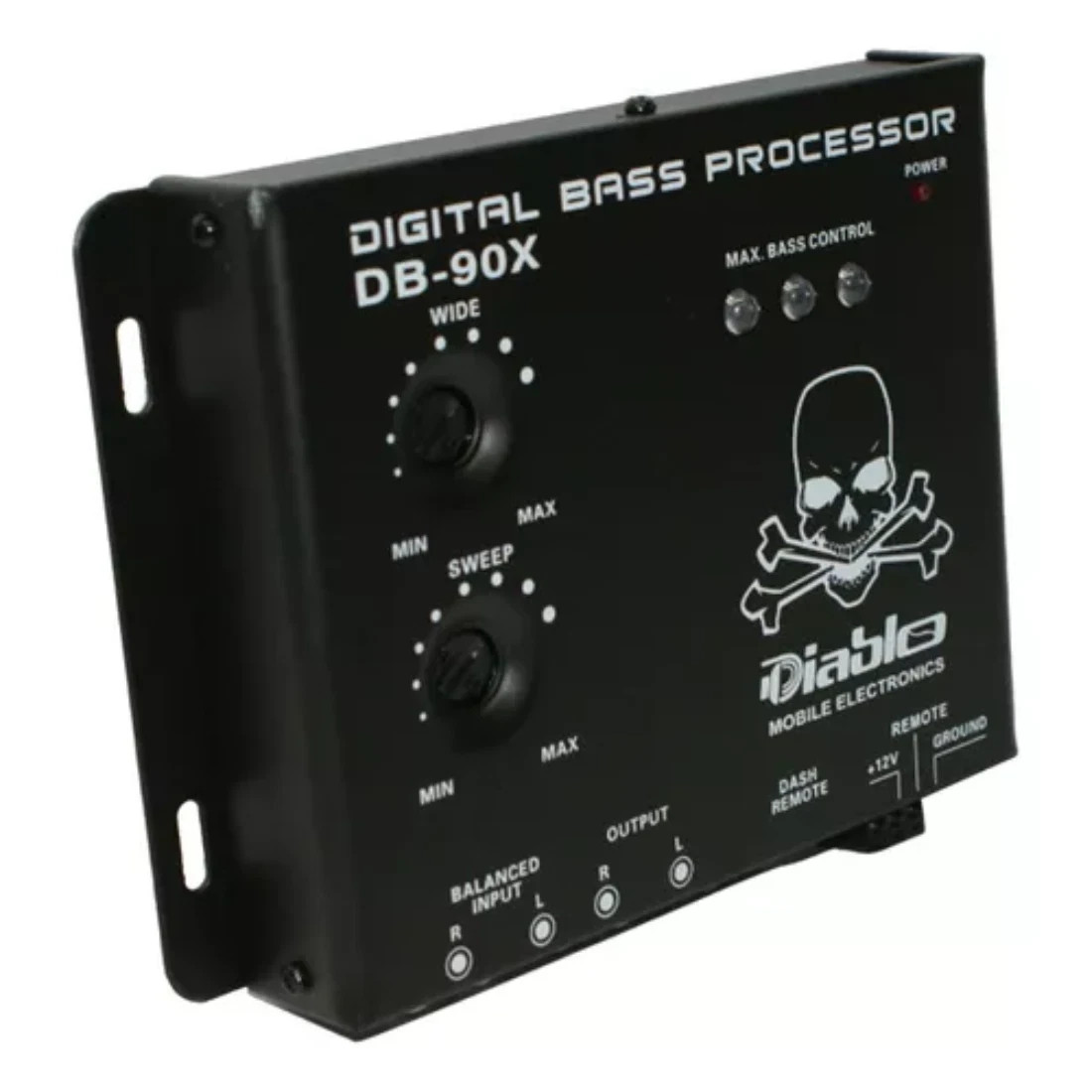 Diablo DB-90X Car Audio Digital Bass Processor w/ Dash Mount Remote Control