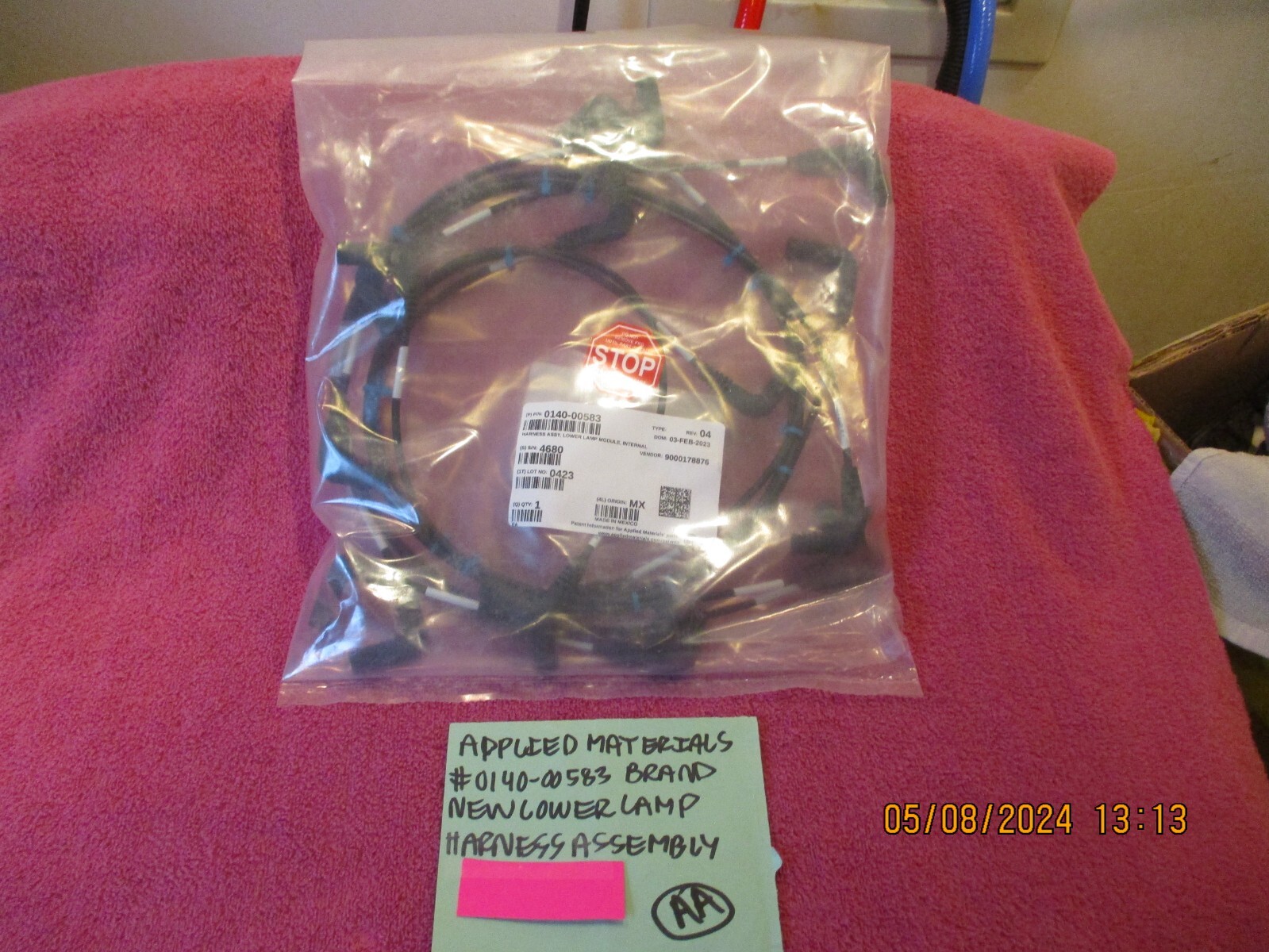 APPLIED MATERIALS 0140-00583 BRAND NEW LOWER LAMP HARNESS ASSEMBLY