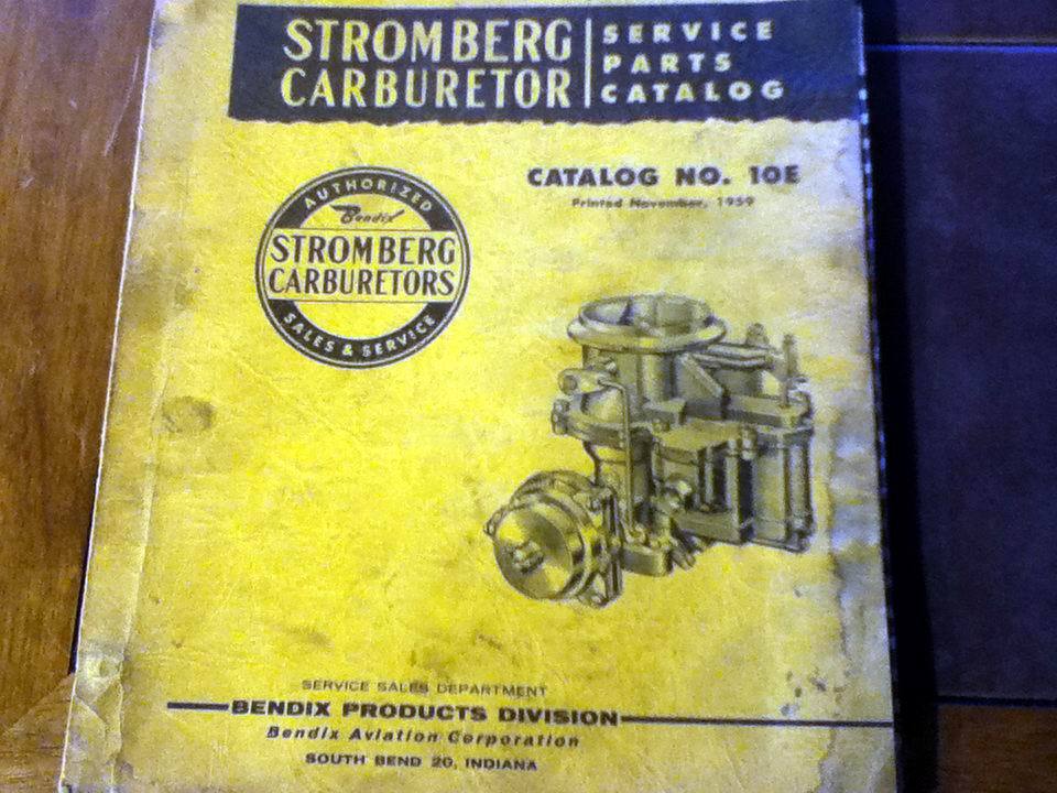 1959 Bendix Stromberg Automobile Carburetors Service & Parts Manual