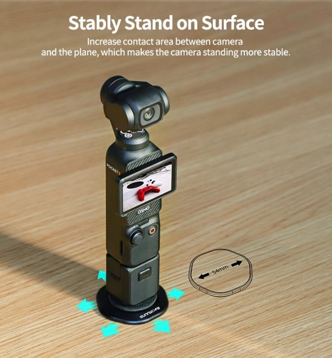 1/4" Magnetic Base Mount for DJI Osmo 360 / Osmo Nano