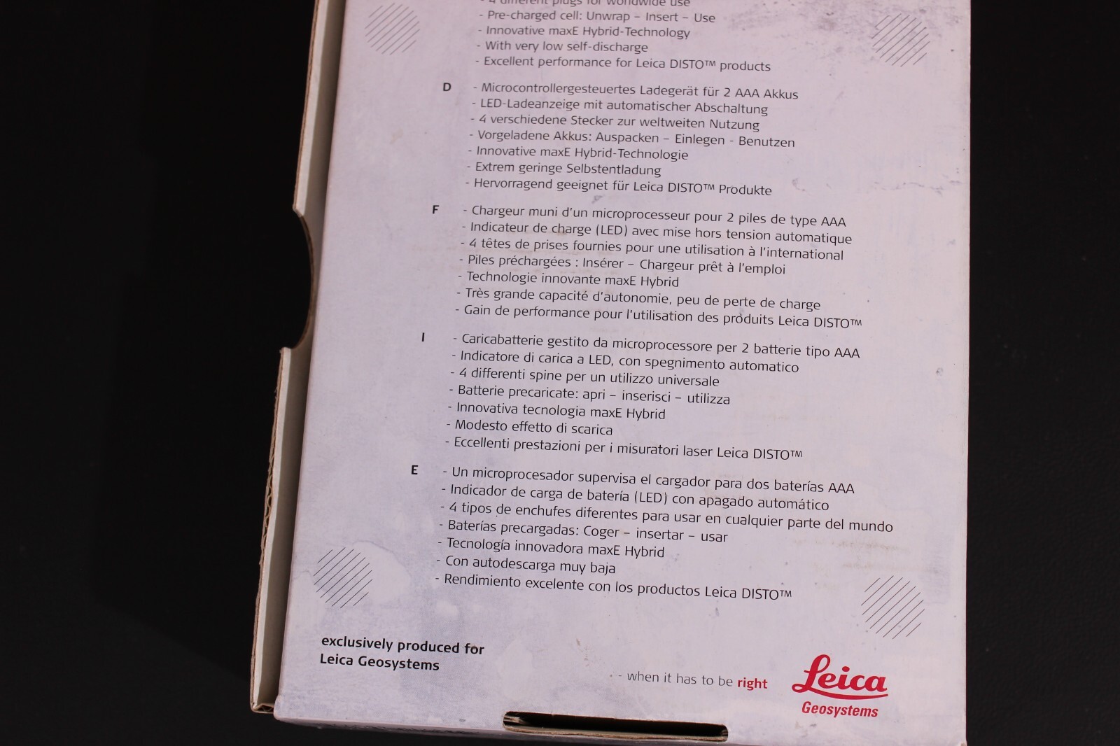 Leica UC20 Universal Quick Charger Microprocessor Supervised Charger Set 788956