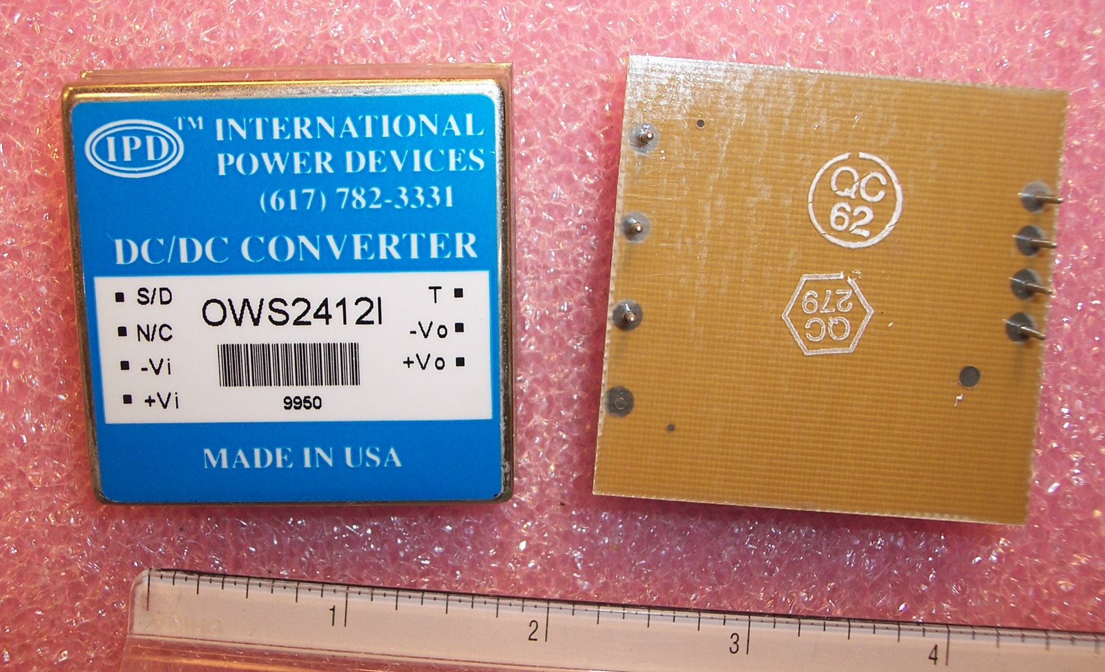 QTY (1) OWS2412I INT'L POWER DEVICES DC/DC CONVERTER NOS