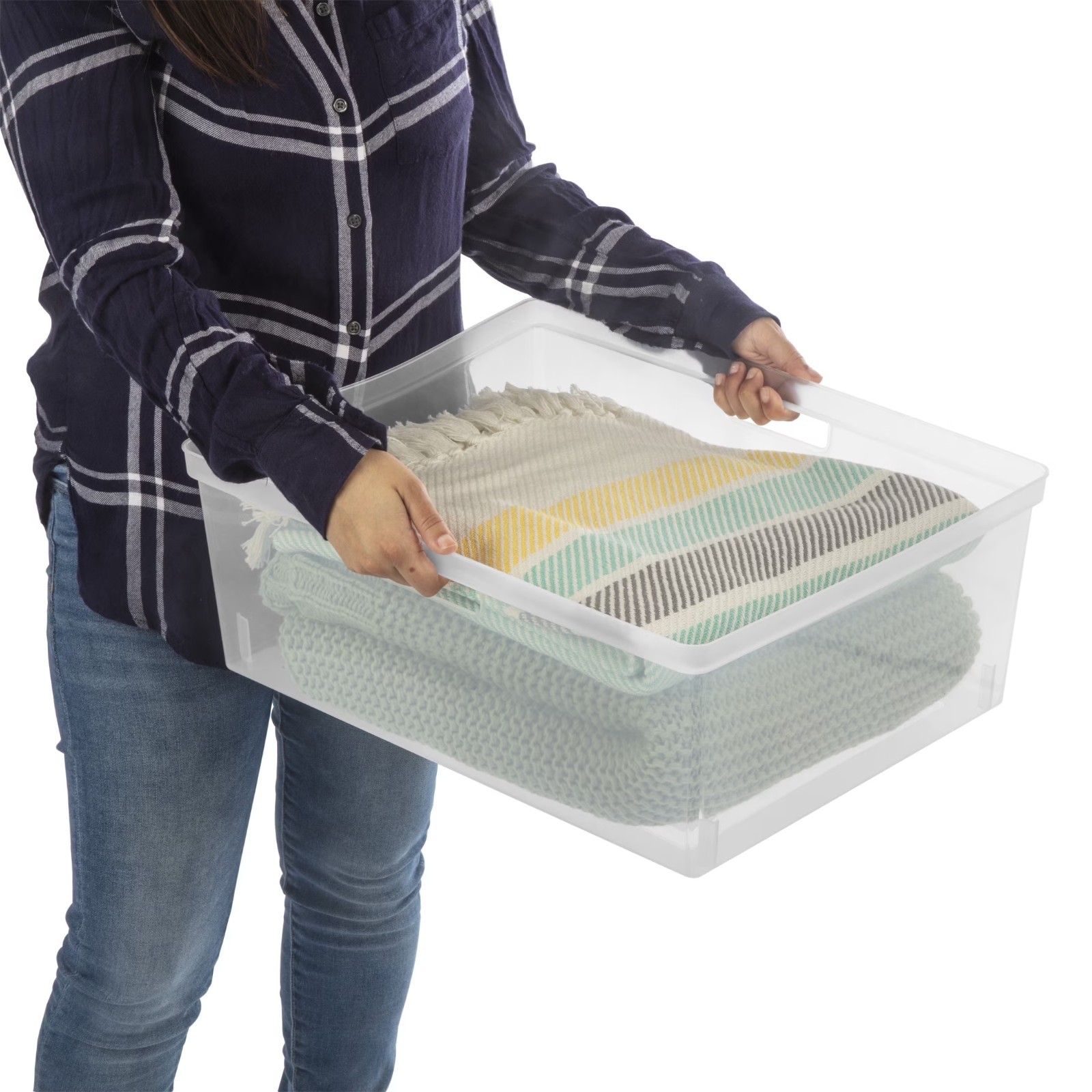 (2 pack) Sterilite Wide 3 Drawer Tower, Plastic Storage Organizer with Removable