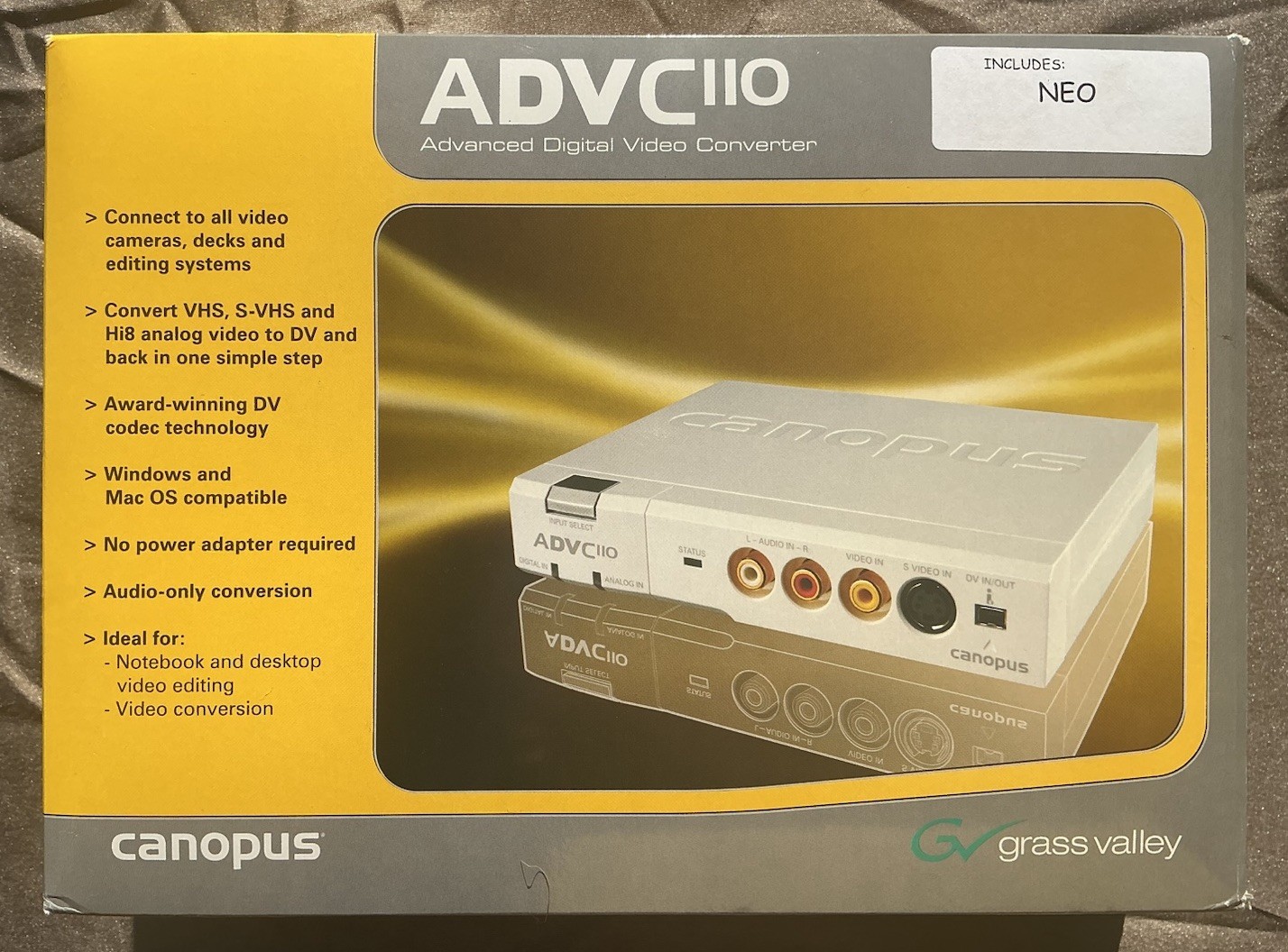 Canopus ADVC-110 Grass Valley Advanced Digital Video Converter