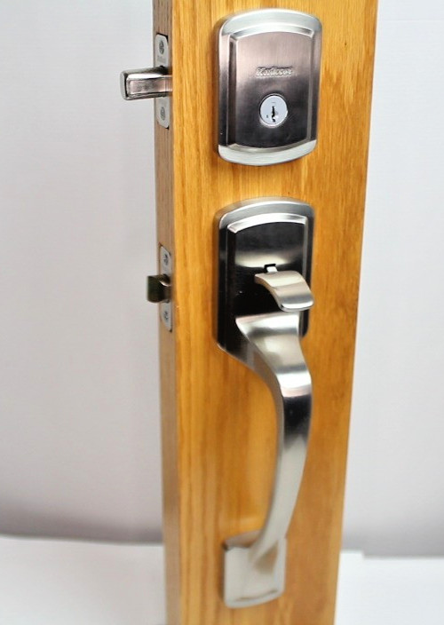 Kwikset Prague Handleset Pismo Knob Satin Nickel 818PGHXPSKRDT15 #999