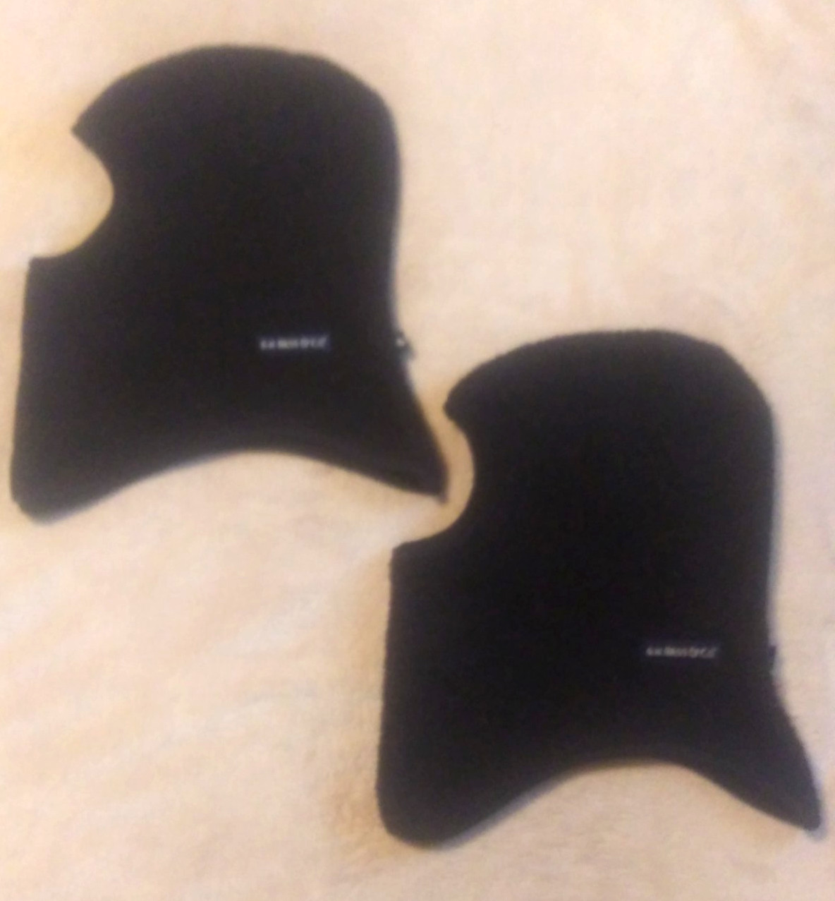 Lot of 2 G.H. Bass Thick Microsupreme Fleece Sherpa Black Balaclava Face Mask~#