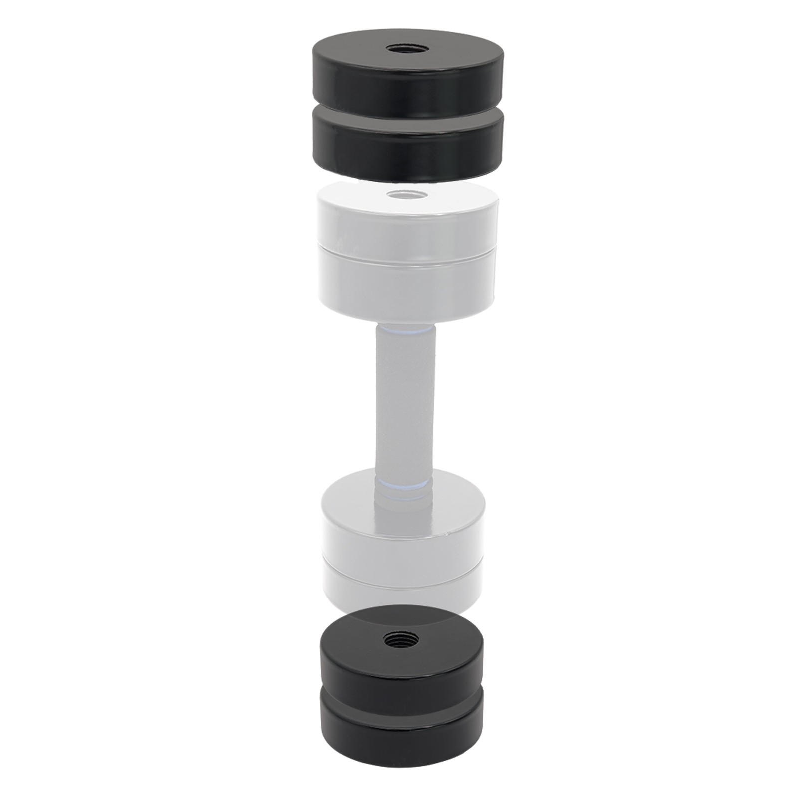 10lb Plate Pack Addition for the Threaded Adjustable Dumbbell (2.5lb x 4)