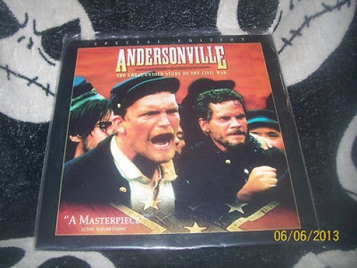 Andersonville Laserdisc LD +Commentary John Frankenheimer Free Ship $50