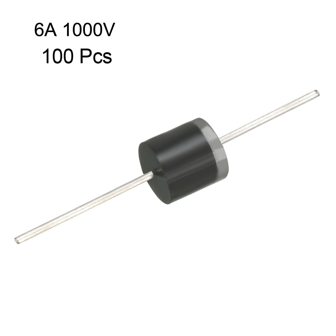 100Pcs 6A10 Diode 6A 1000V Electronic Silicon Diodes