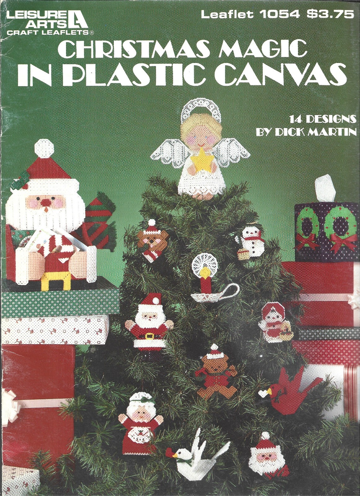 Christmas Magic in Plastic Canvas Pattern Leaflet 1054 Leisure Arts