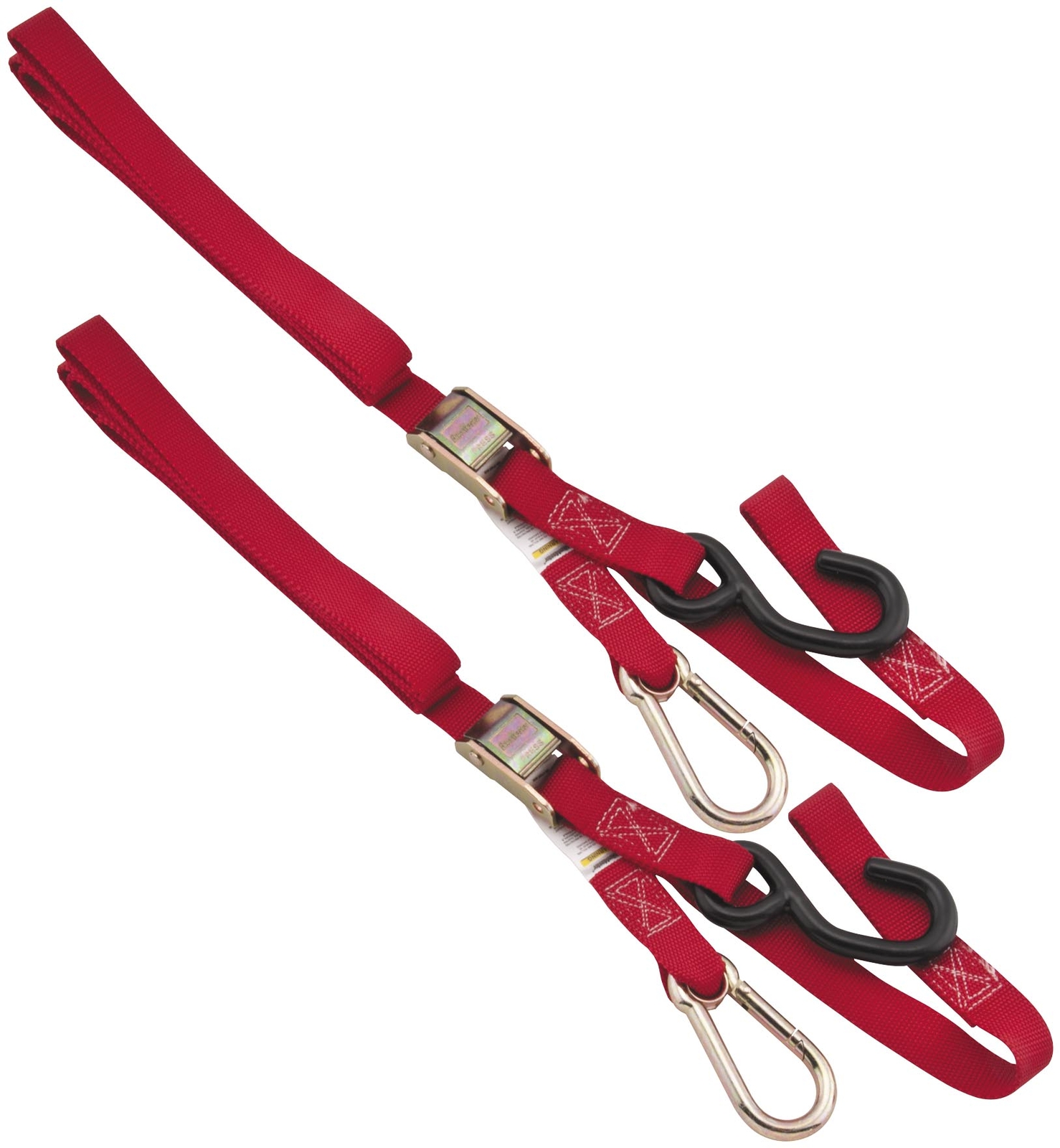Carabineer Soft Hook Tiedowns Red