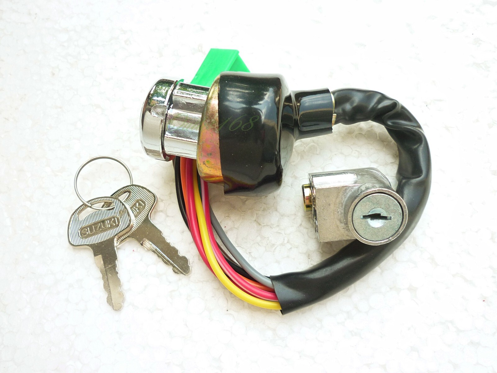 Ignition Switch Lamp On-Off Set Steering Lock For Suzuki TS 50 TS50 RV125 RV90