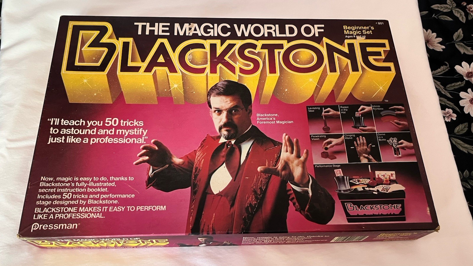 Pressman Blackstone Beginner's Magic Set 801 Ages 8+ 1983 Complete