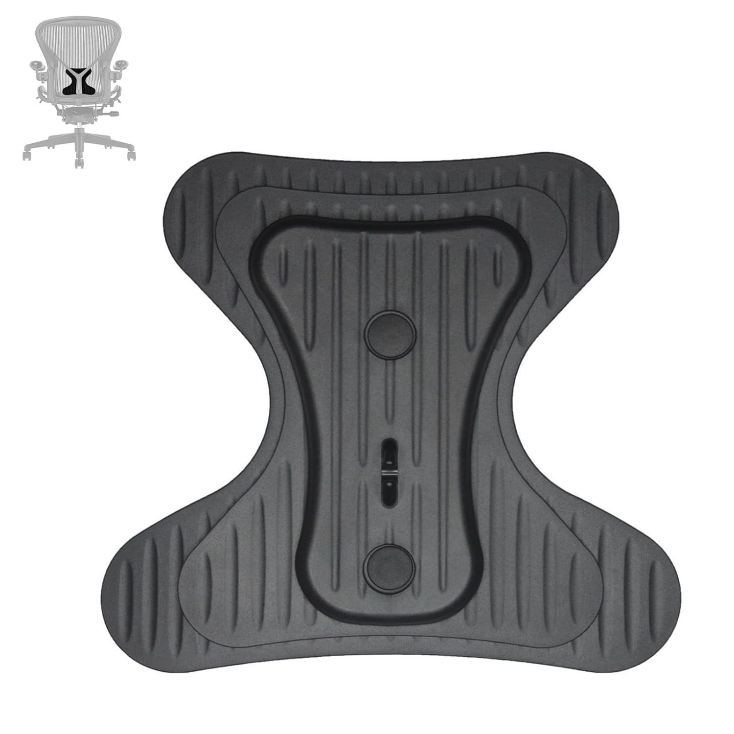 Upgrade Posturefit Butterfly Pad, for Herman Miller Classic Aeron Chairs Lumbar