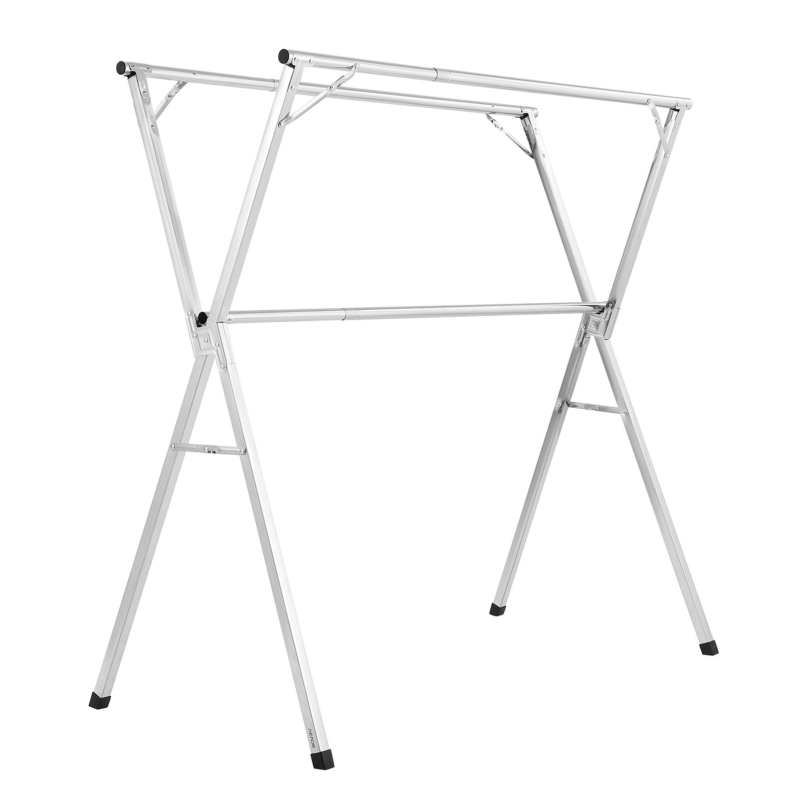 Clothes Drying Rack;2-Tier Telescopic Laundry Dryer Rack;Stainless Steel Drying