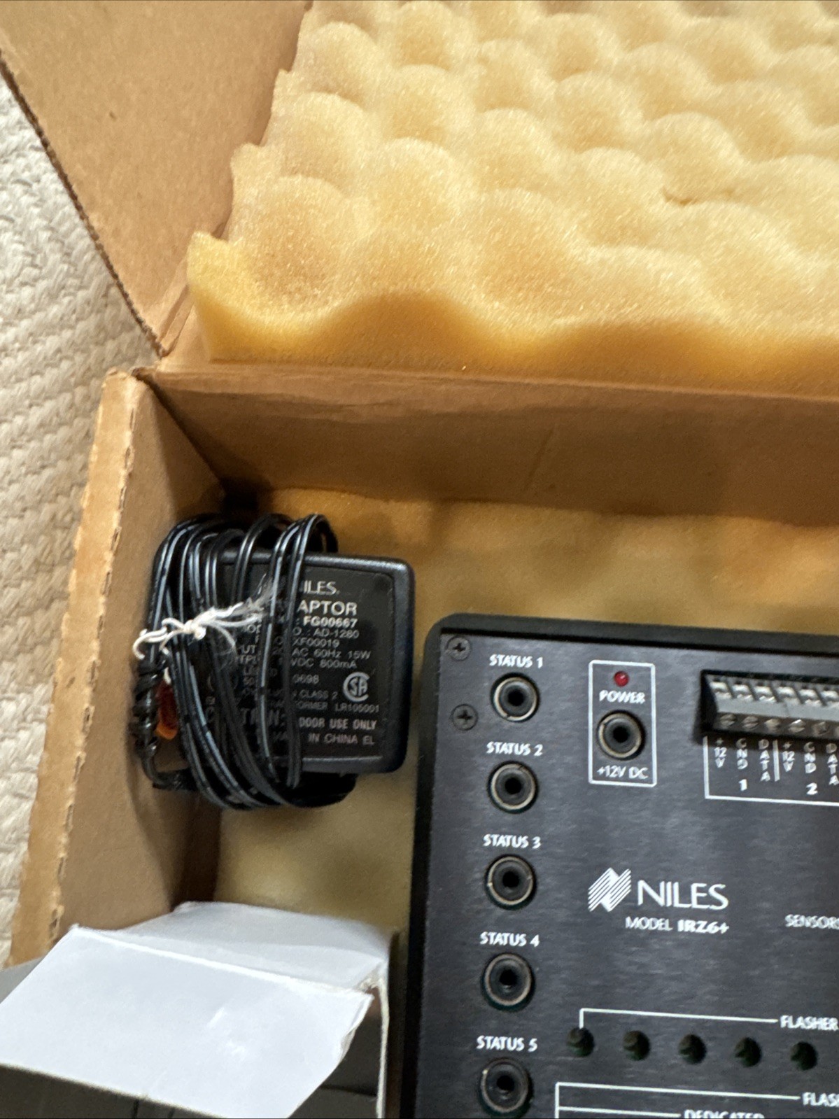Niles IRZ6+ Infrared Extender System - ZONABLE IR MAIN SYSTEM UNIT - IN BOX NICE