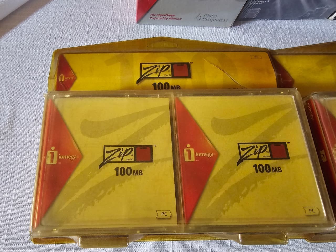 Zip Disk Drives New Sealed LOT 5 Packages