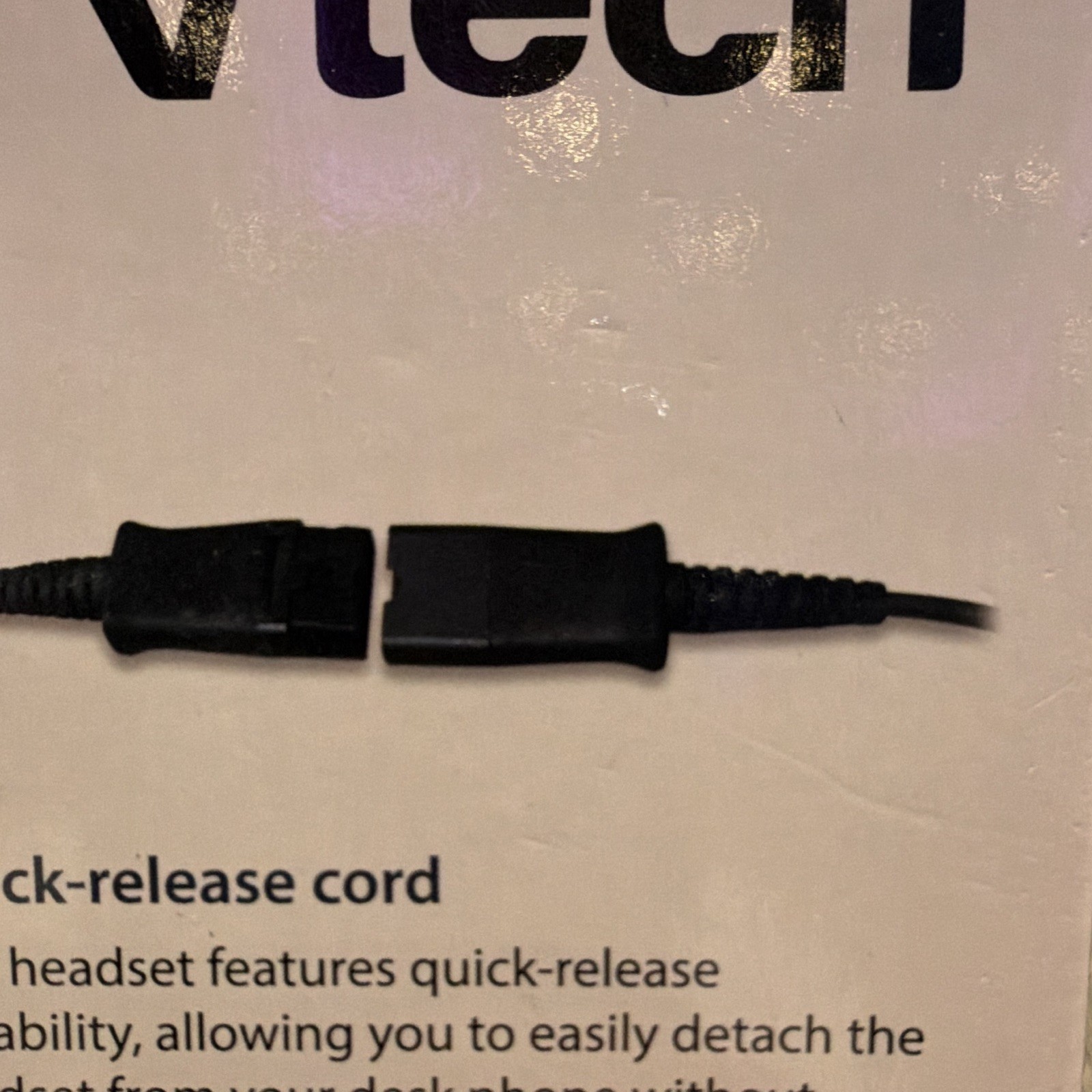Vetch Corded-Ear Office Headset with Noise Cancelling Microphone