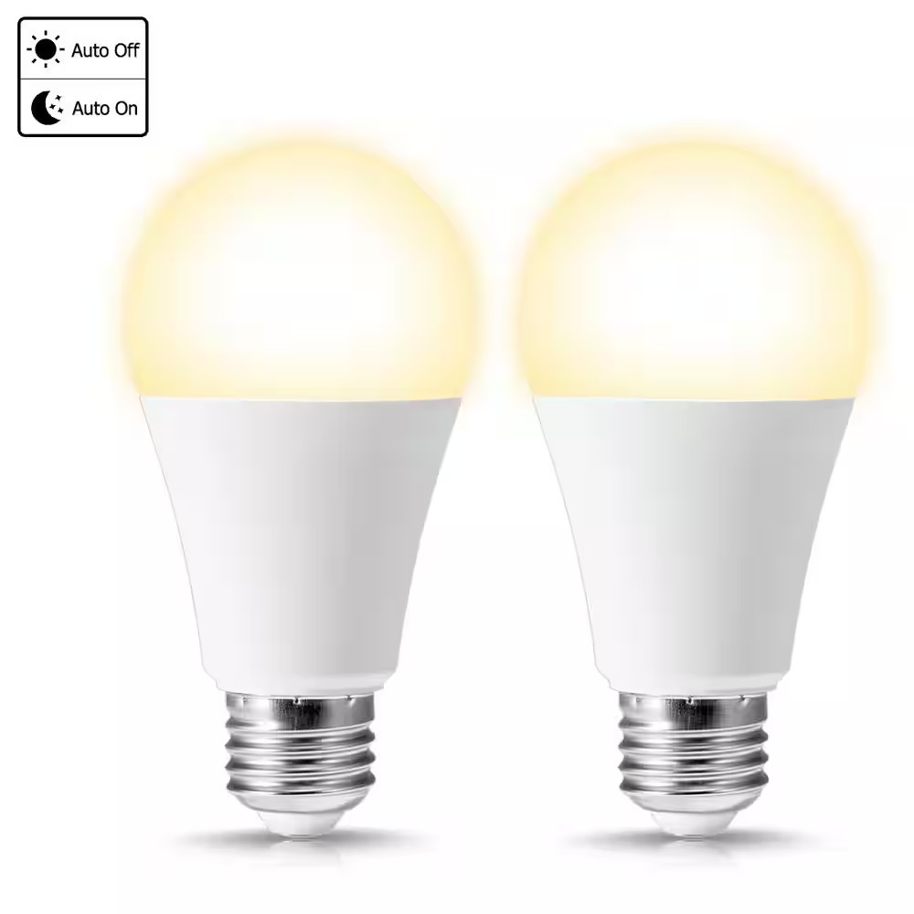 100-Watt Equivalent Warm White (3000K) A19 Intellibulb Dusk to Dawn E26 LED Ligh