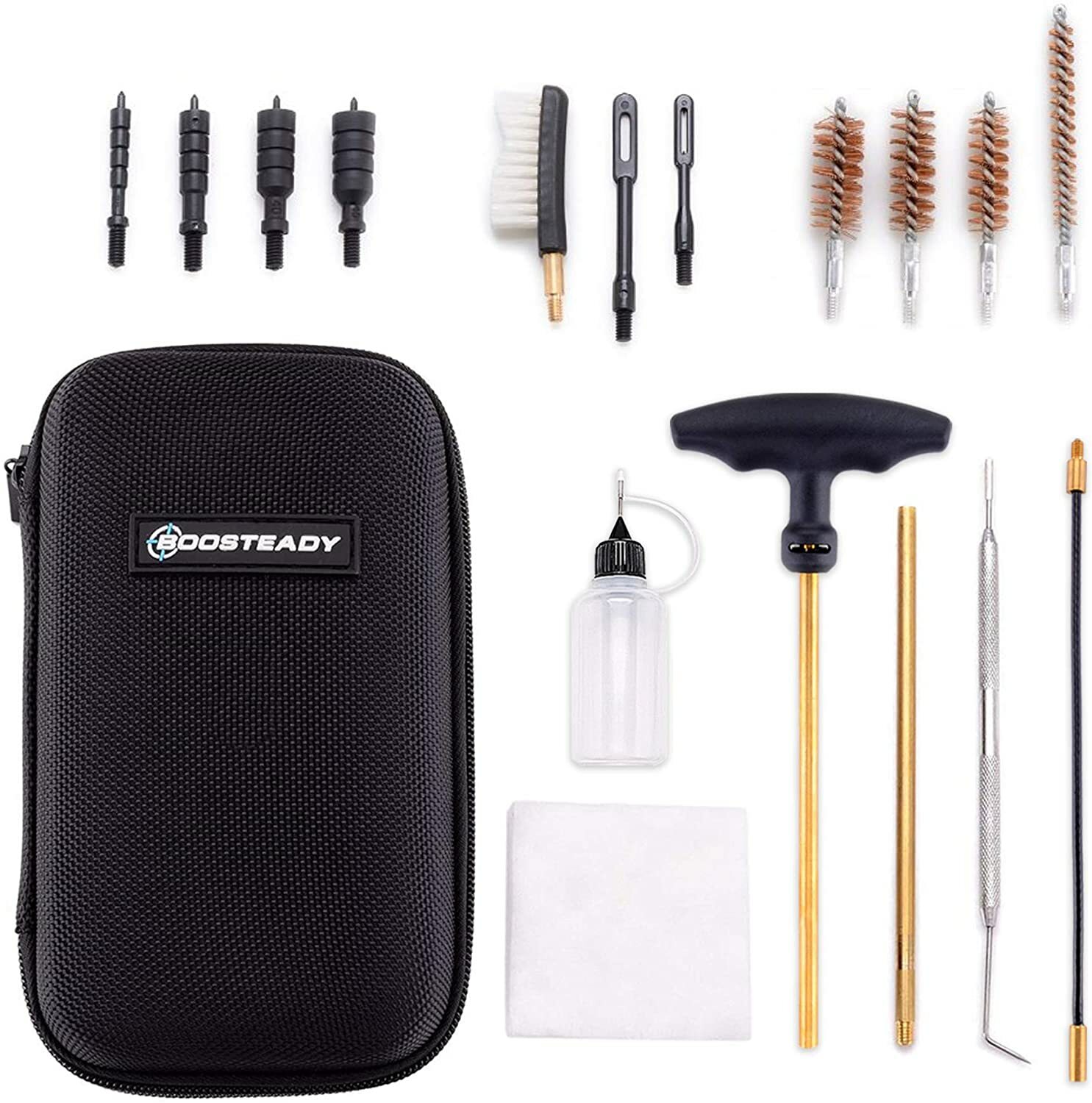 Pistol Cleaning kit .22.357.38 9mm.45 .40 Caliber Cleaning Tools Oil Bottle