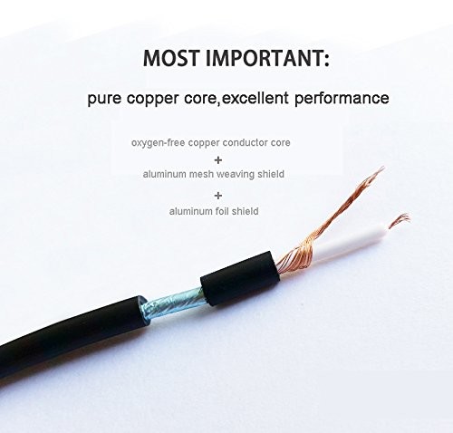 OLLGEN RCA Video Cable,Digital Audio Coaxial Cable with Male to 3M, yellow