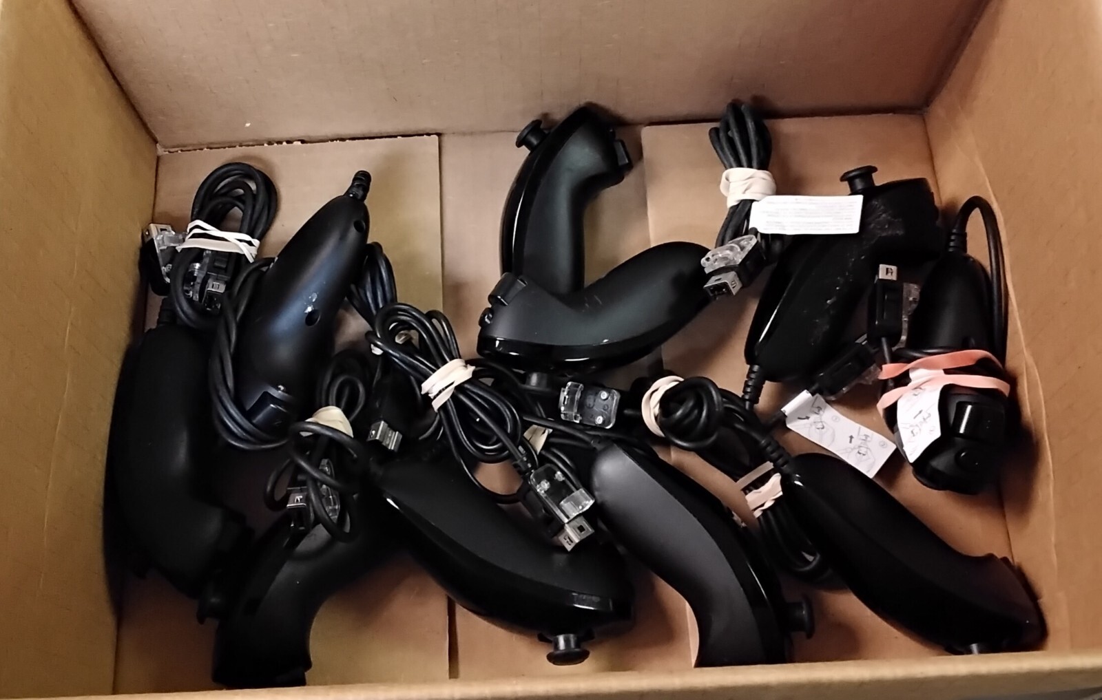 OEM Nintendo Wii Black Nunchuk Controller RVL-004 (READ DISCRIPTION)
