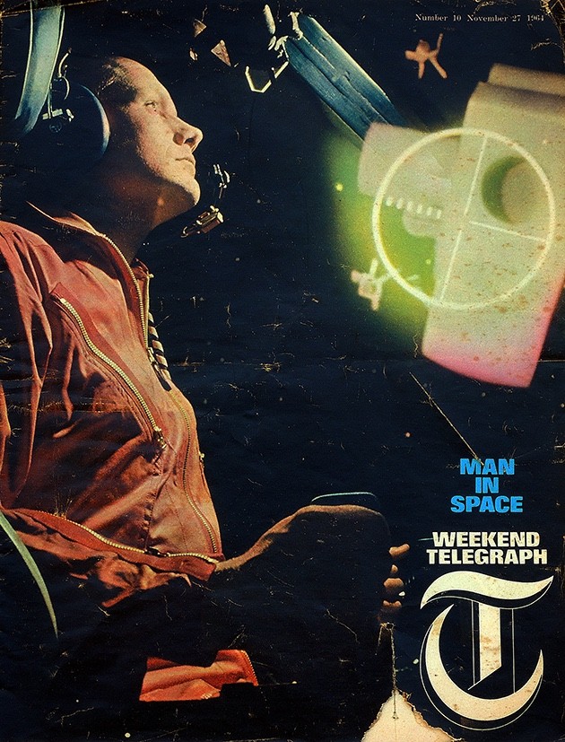 DAILY TELEGRAPH WEEKEND MAGAZINE 27 NOV 1964 . MAN IN SPACE FRONT COVER