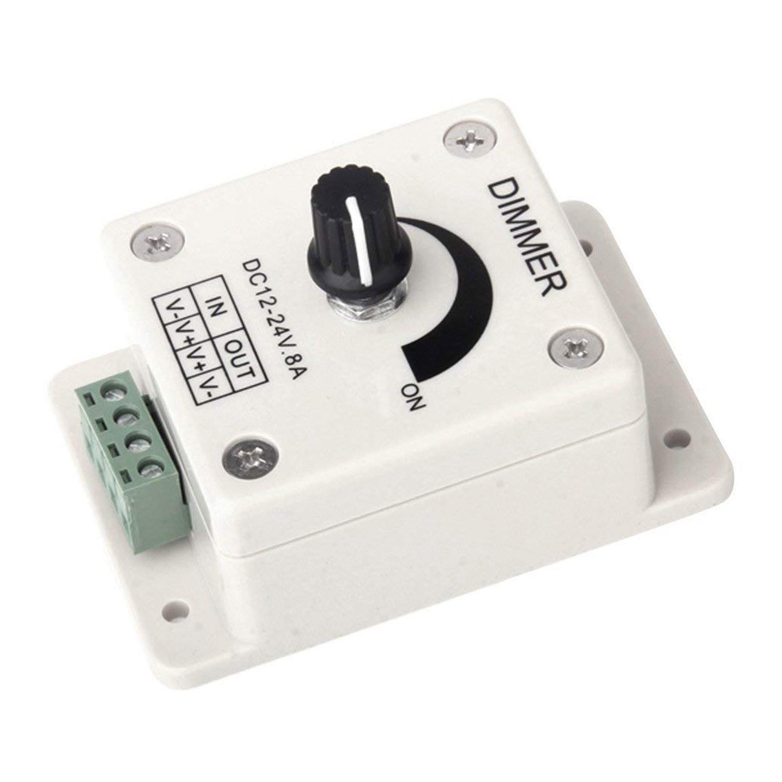 12V- 24V 8A Switch Dimmer Brightness Controller Power Save for LED Strip Light