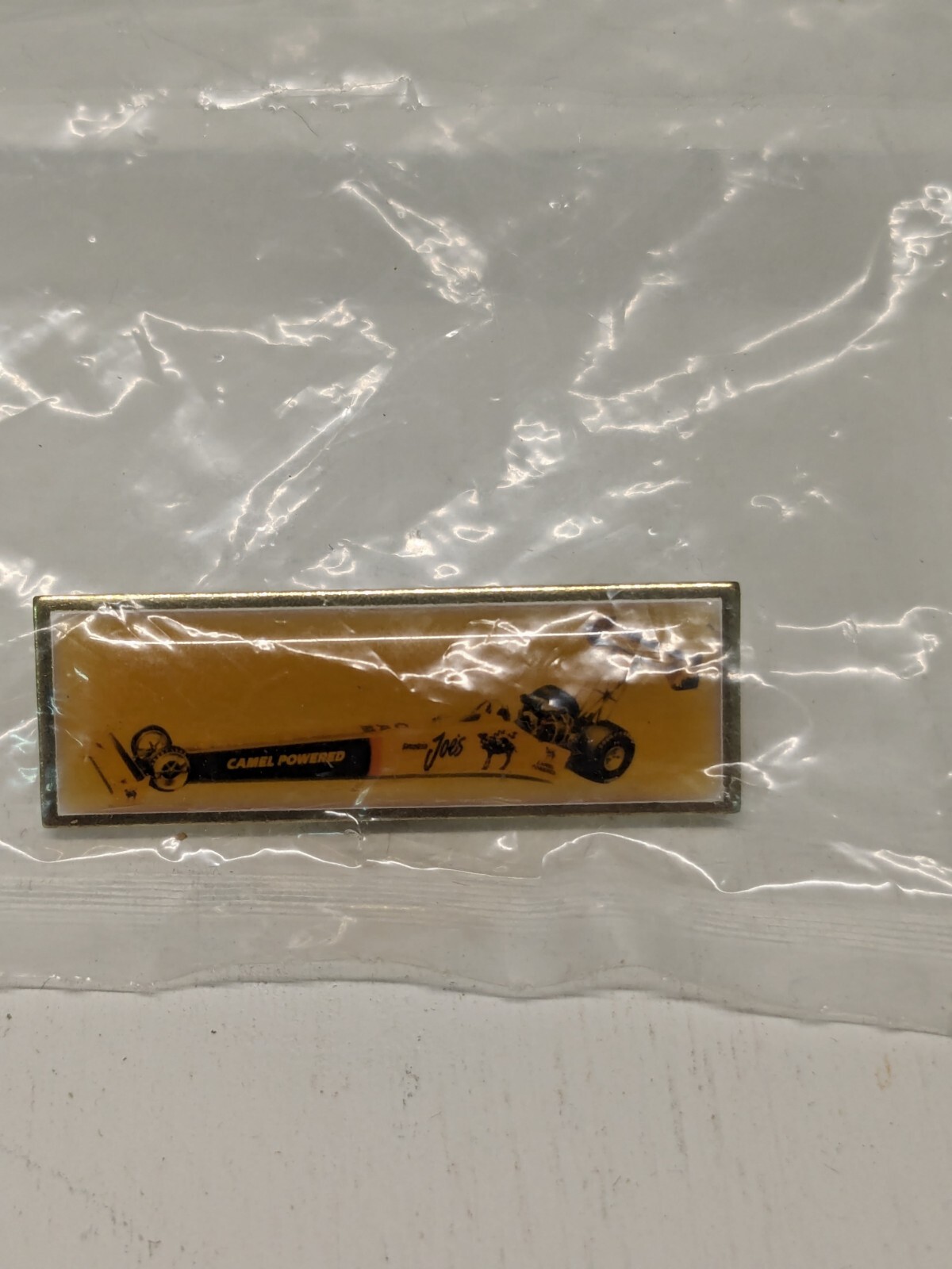 Camel Powered Joe’s Racing Car Pin RJReynolds NEW Sealed VINTAGE 1990’s