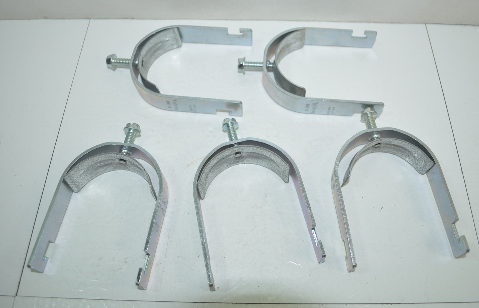 Cooper B-Line 2" Conduit/Cable To Strut Clamp/Strap Lot of 5 Model# B1534