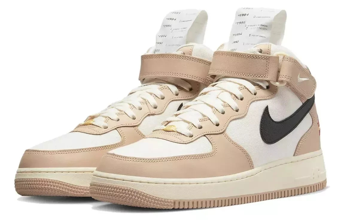 Nike Air Force 1 Mid Pale Ivory and Shimmer / Izakaya DX2938-200 Men's US3-14