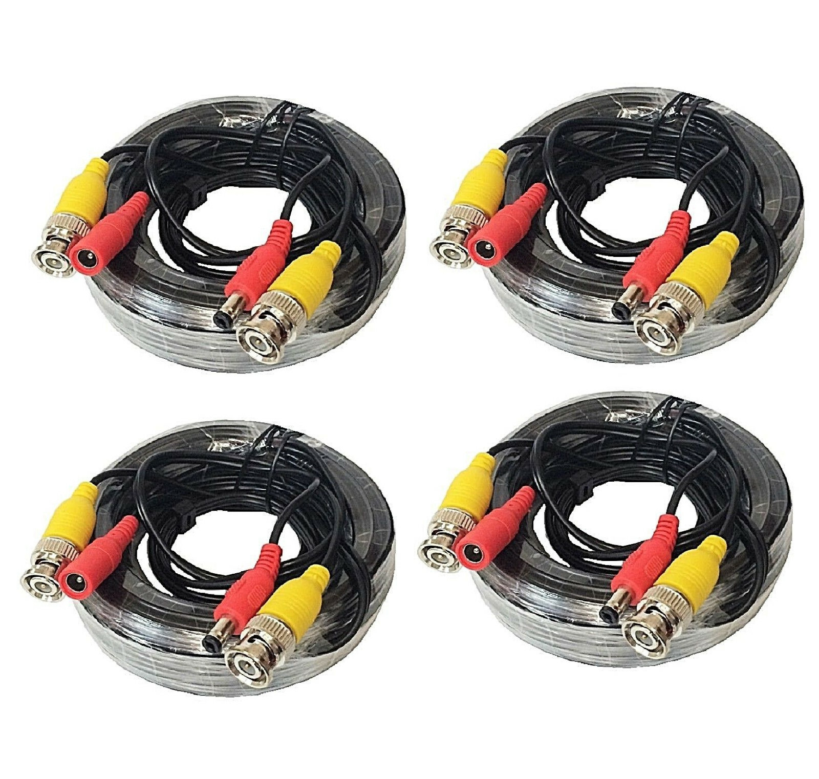 4K Premium Quality 4x25ft Video Power BNC Cable fit Swann  CCTV Security Camera
