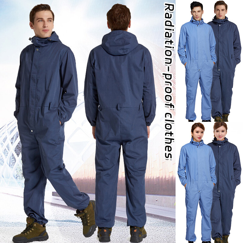 For Men Electromagnetic Radiation Shielding Protection Overall EMF/RFID Workwear
