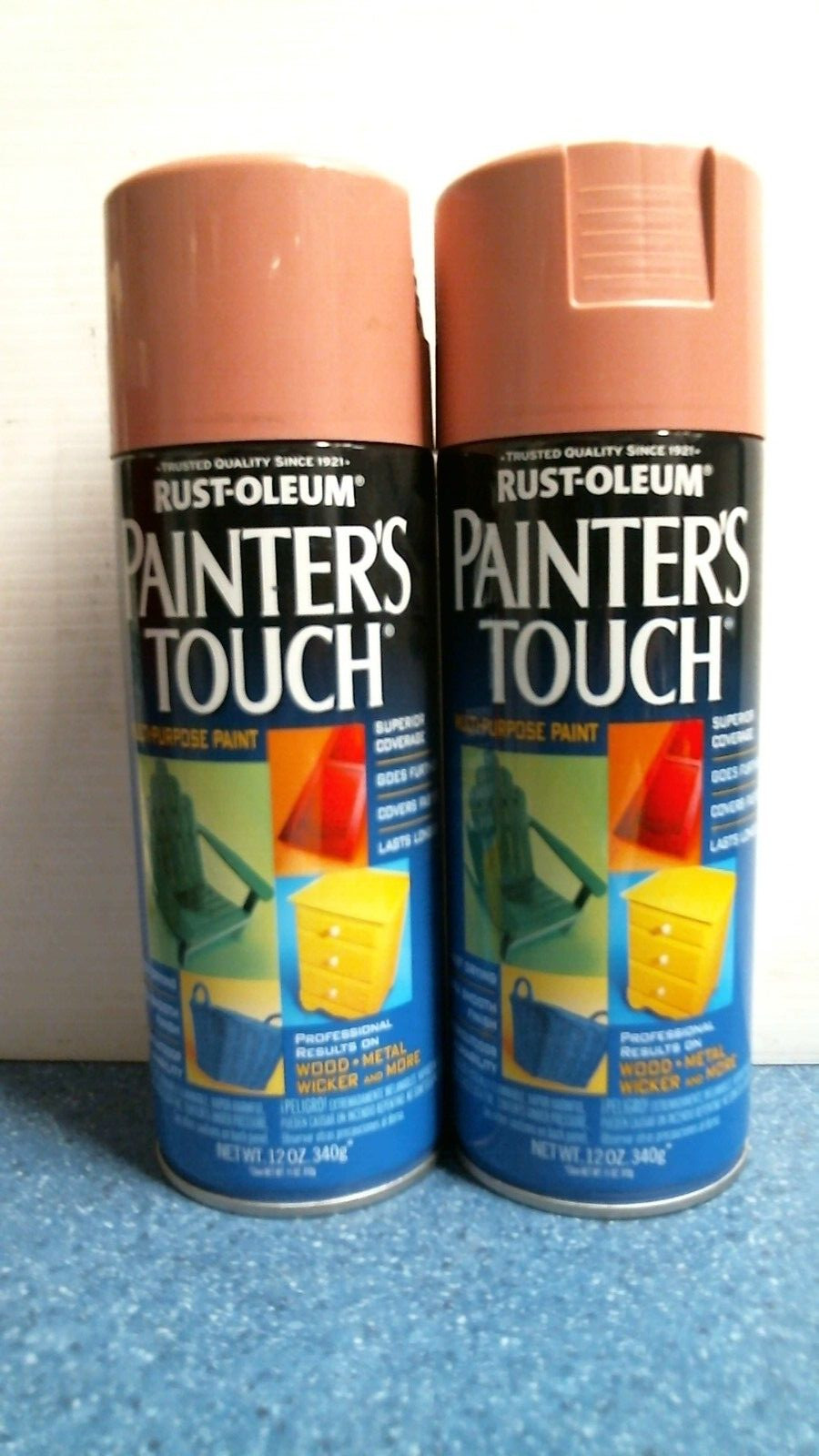 Rust-Oluem 1963 Rose Painter's Touch Spray Paint, Lot of 2, FREE SHIPPING