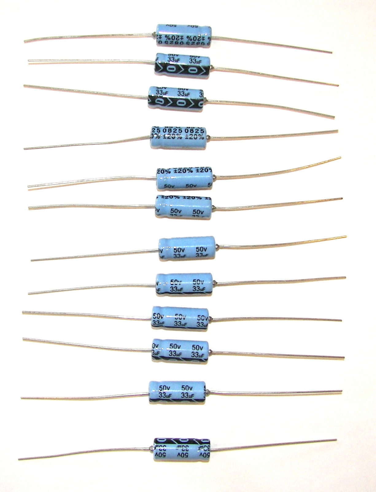 12 Tattoo Machine Coil Core Axial Capacitor 50v 33uf  Liner Tattoo Machine Parts