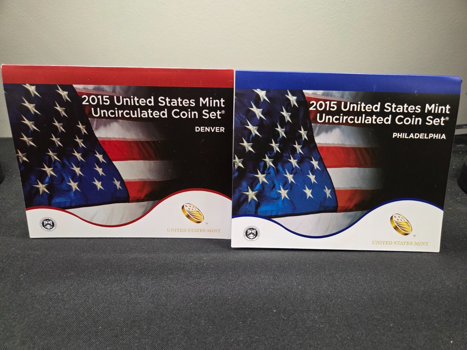 2015 P & D US Mint Set Uncirculated 28 Coins OGP/COA
